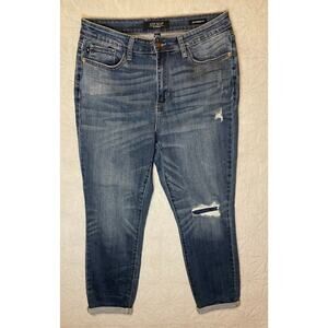 Judy Blue Jeans Women's Size 11/30, Blue, Distressed‎ Boyfriend Fit, Flattering